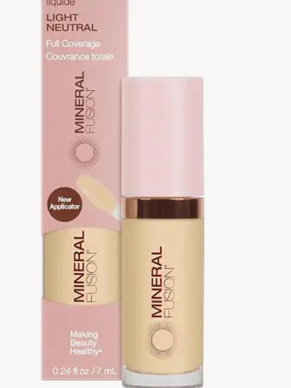 Mineral Fusion Light Neutral Full Coverage Liquid Concealer
